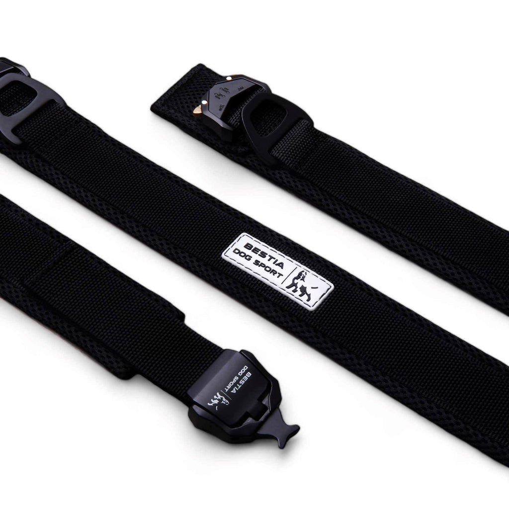 COLLAR BESTIA DOG SPORT CIERRE RÁPIDO NEGRO