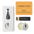 Reisekerze mit Streichhölzern – Amber Noir
