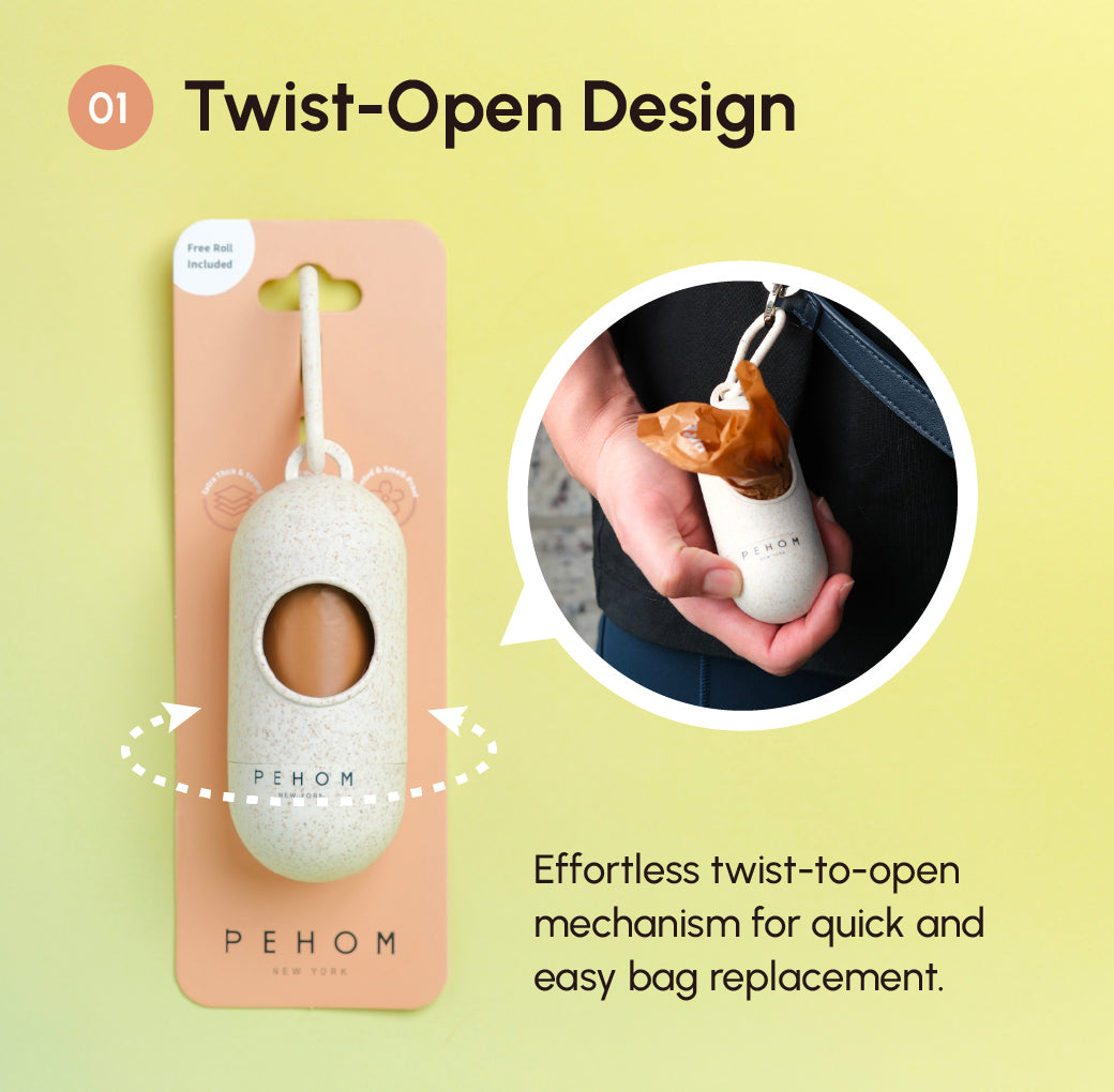 Poop Dispenser & Bags.