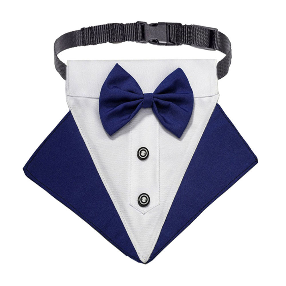 Mascotas Perro-Gato Esmoquin Collar Pañuelo