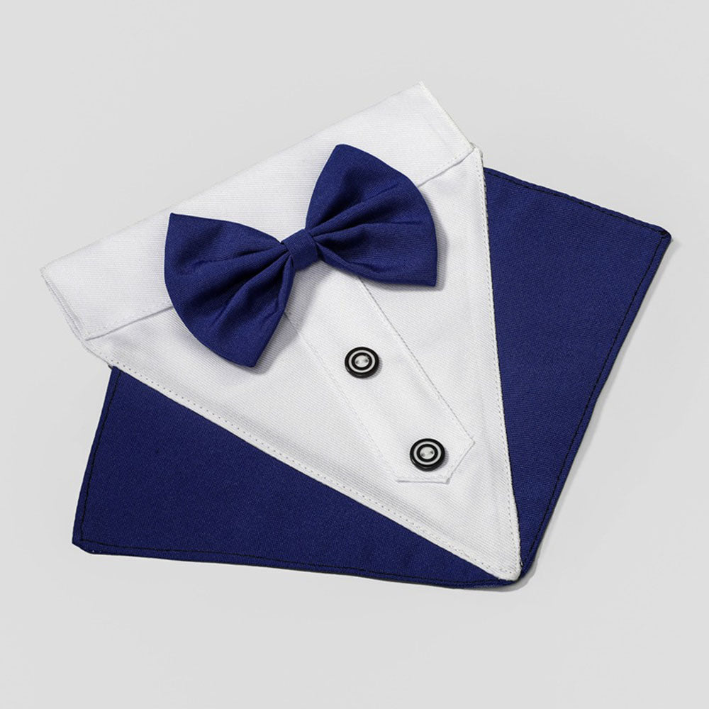 Mascotas Perro-Gato Esmoquin Collar Pañuelo
