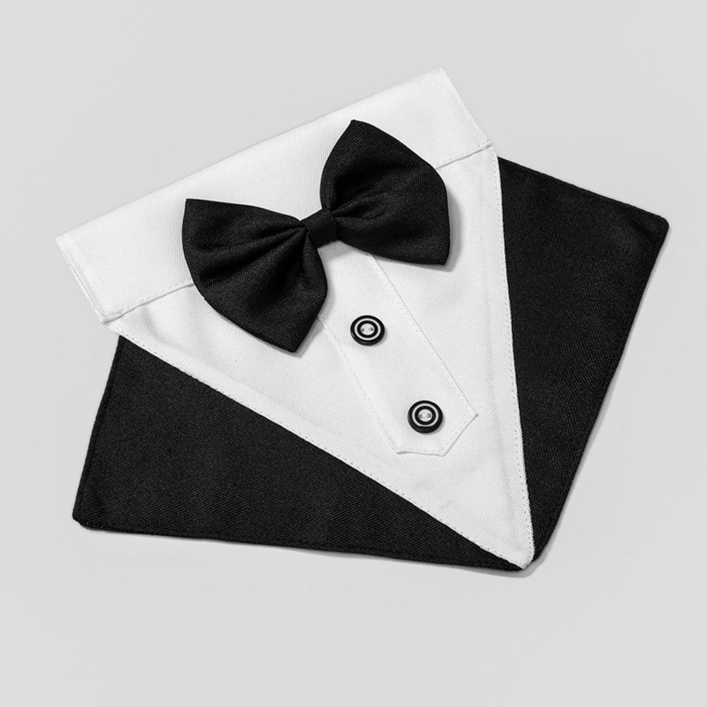 Mascotas Perro-Gato Esmoquin Collar Pañuelo