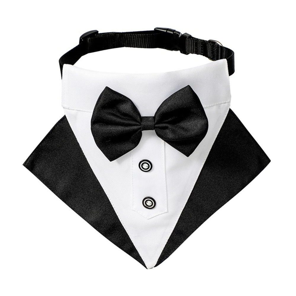 Mascotas Perro-Gato Esmoquin Collar Pañuelo