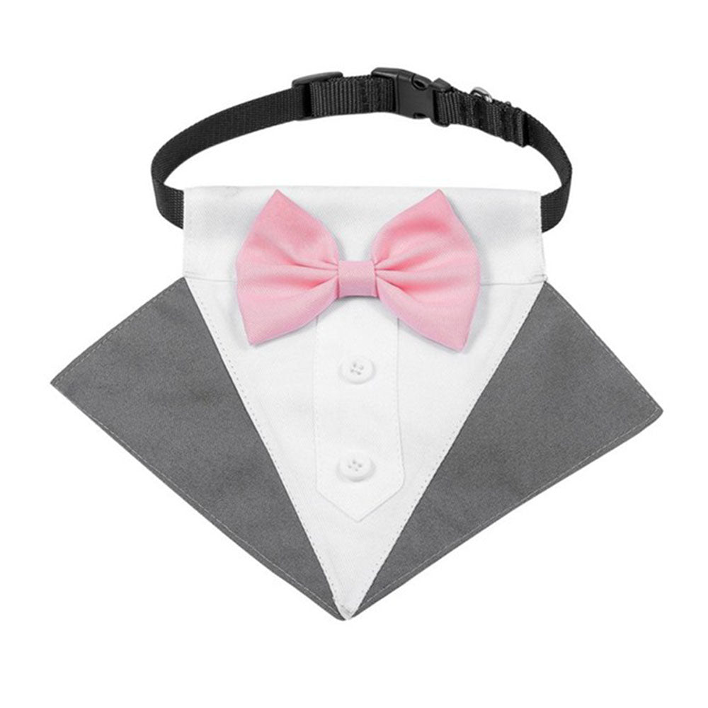 Mascotas Perro-Gato Esmoquin Collar Pañuelo