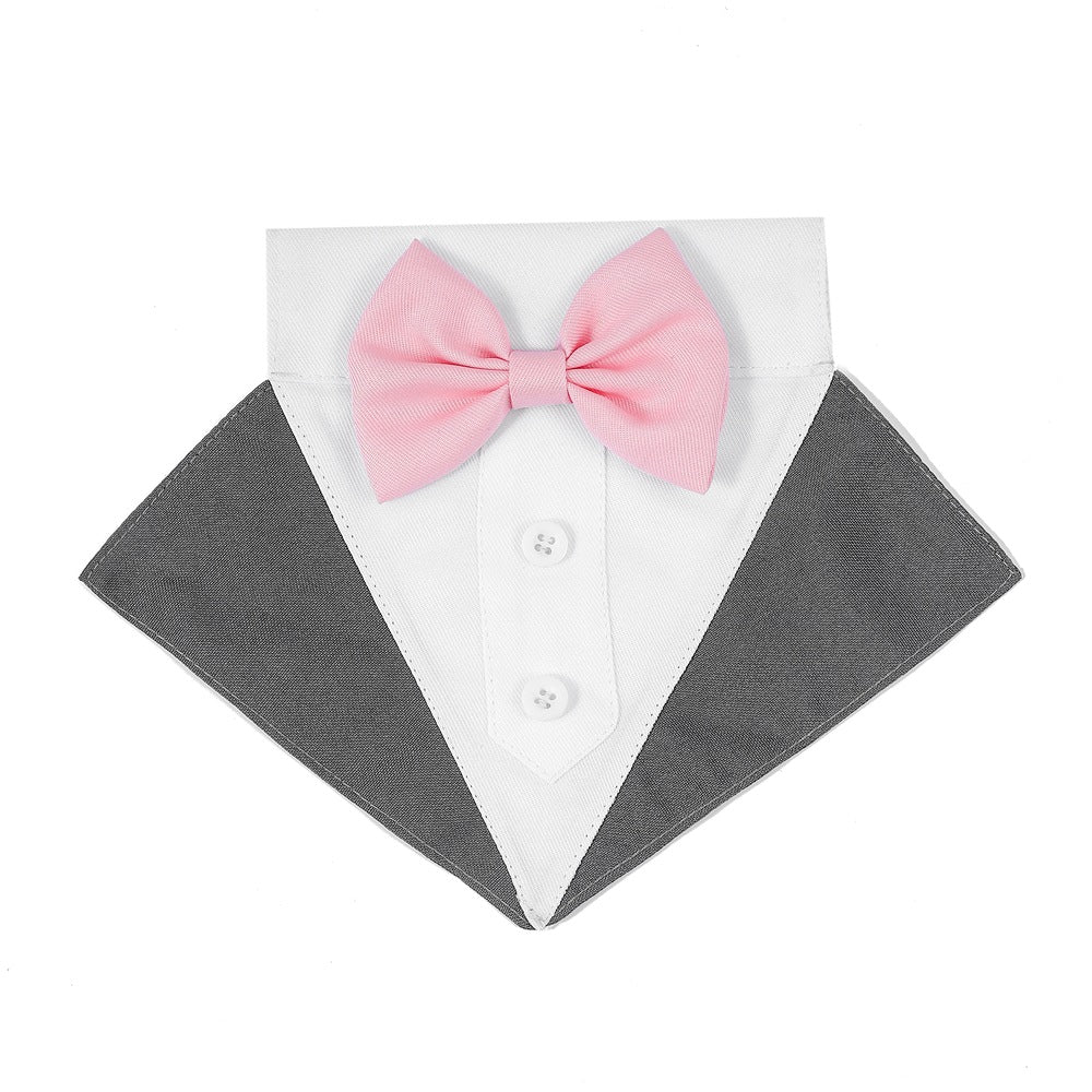 Mascotas Perro-Gato Esmoquin Collar Pañuelo