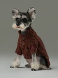 GLACIER PET SWEATER - BURGUNDY.