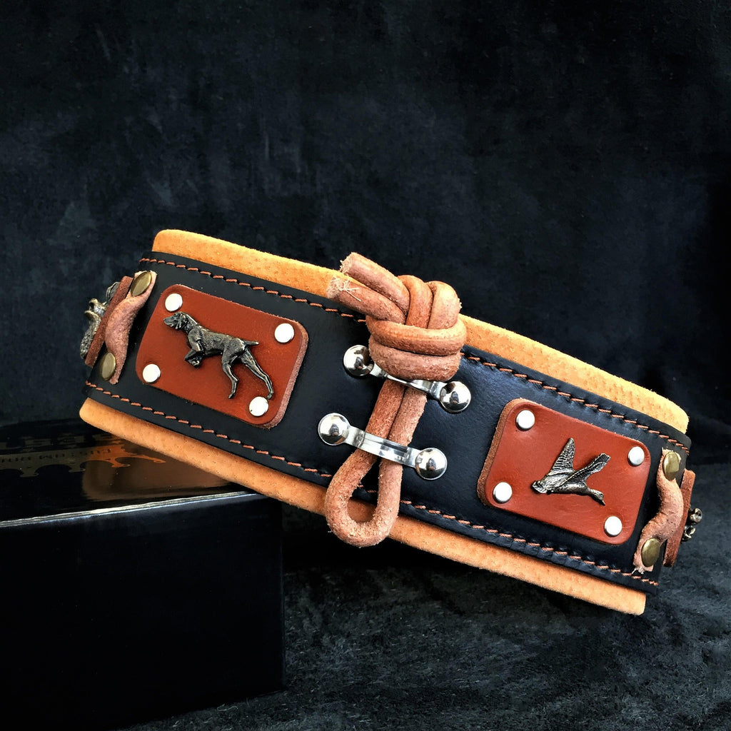 The Hunter — Genuine Leather Dog Collar by Bestia