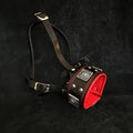 The "Eros" Dog muzzle black & red