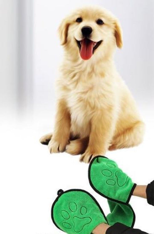 BeNat Pets. Hunde-Badetuch mit doppelter Einschubtasche