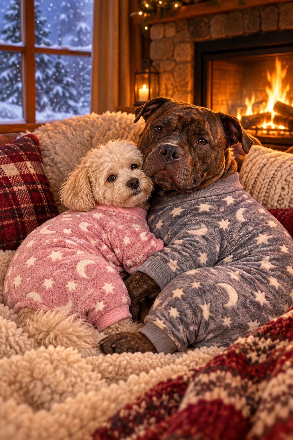 Snooze Royalty — Boomer & Lily Fireside
