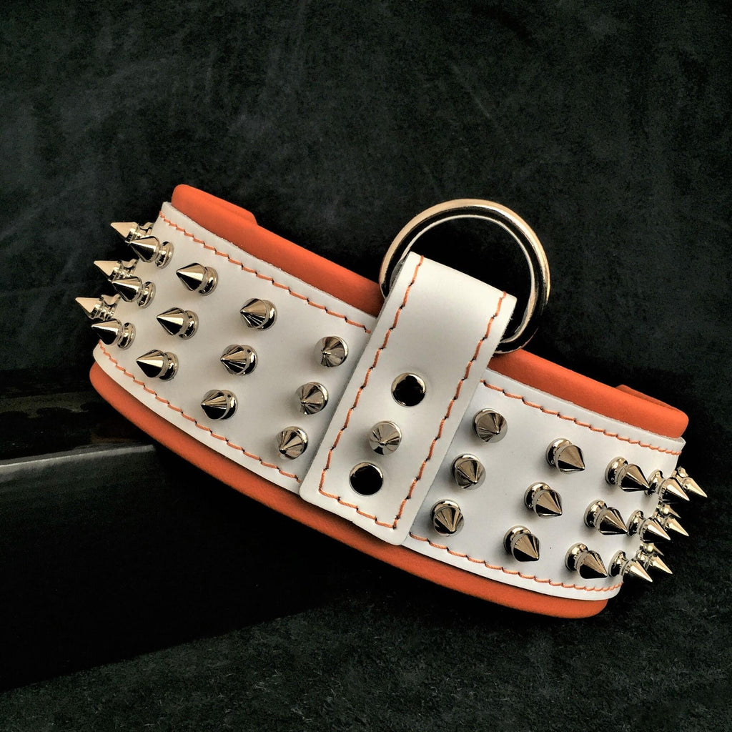 "Silver Giant" Dog collar White